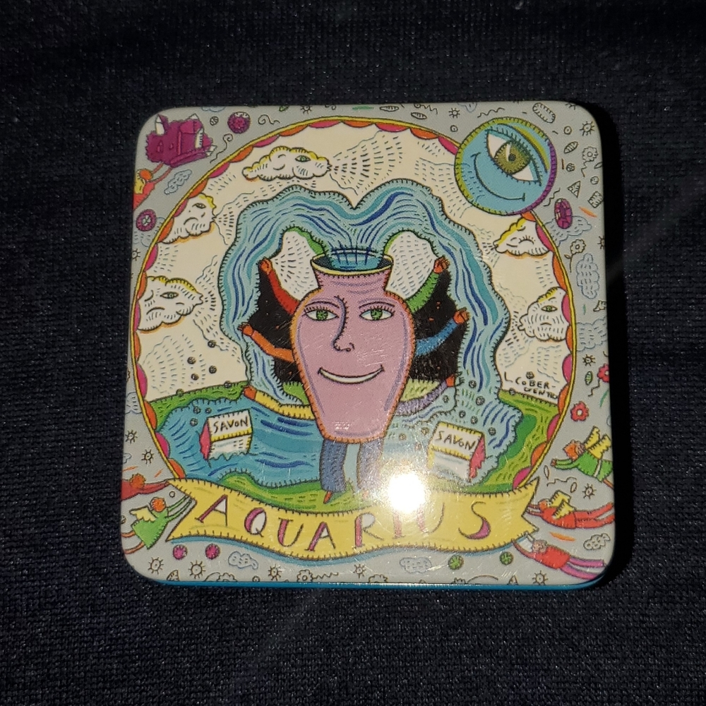 Zodiac Soap In Tin - Aquarius